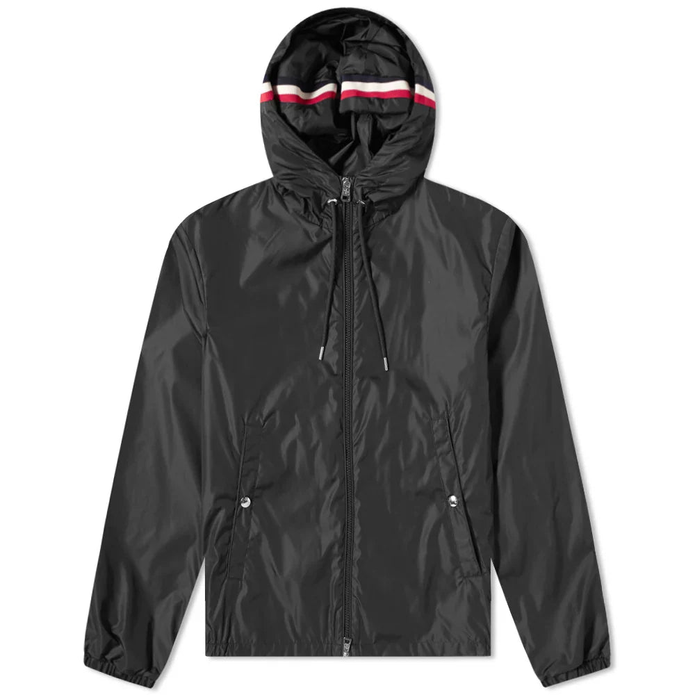 Mens Black Windbreaker Jacket "Mclizzy"