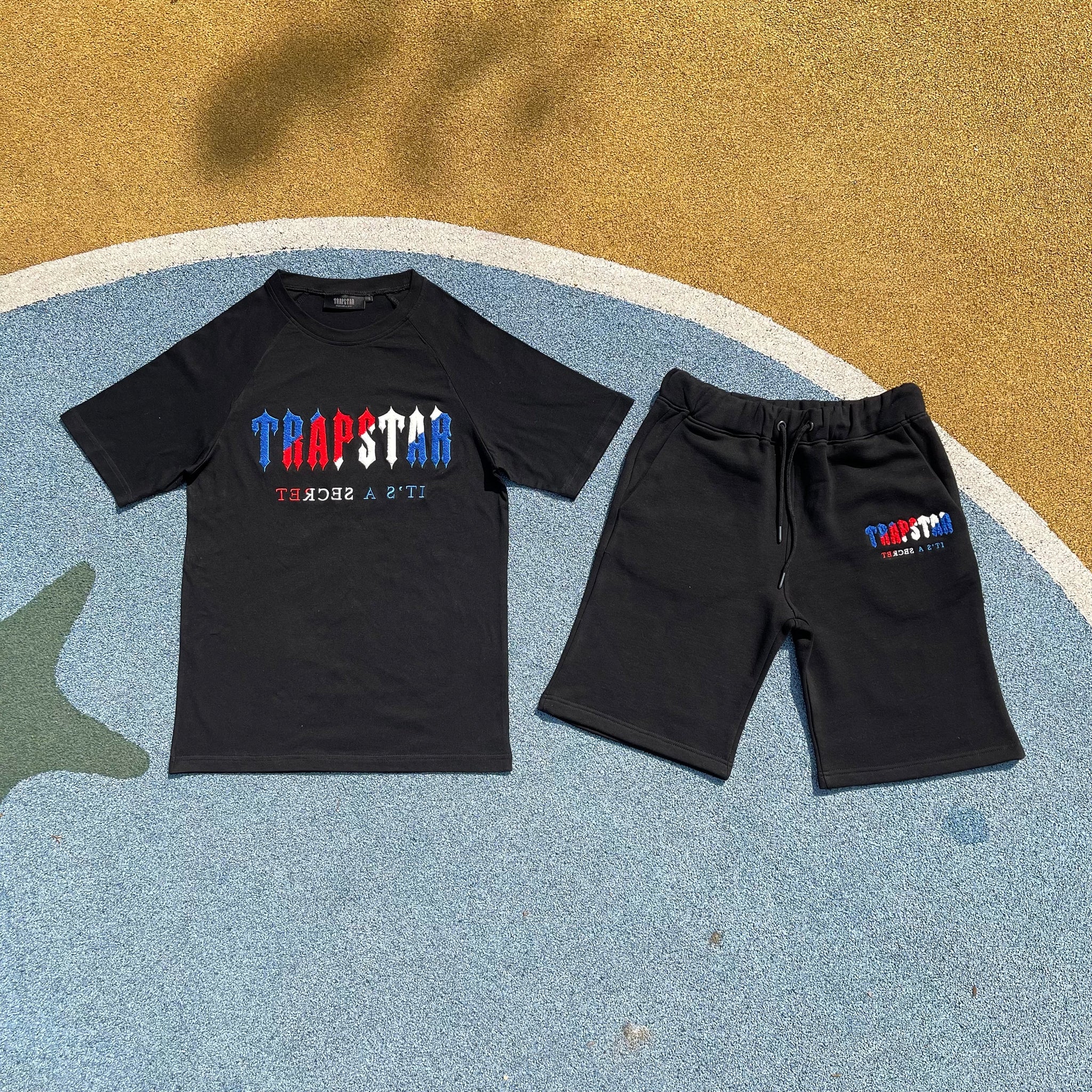 Mens Black/Red/Blue Shorts set "TStar"