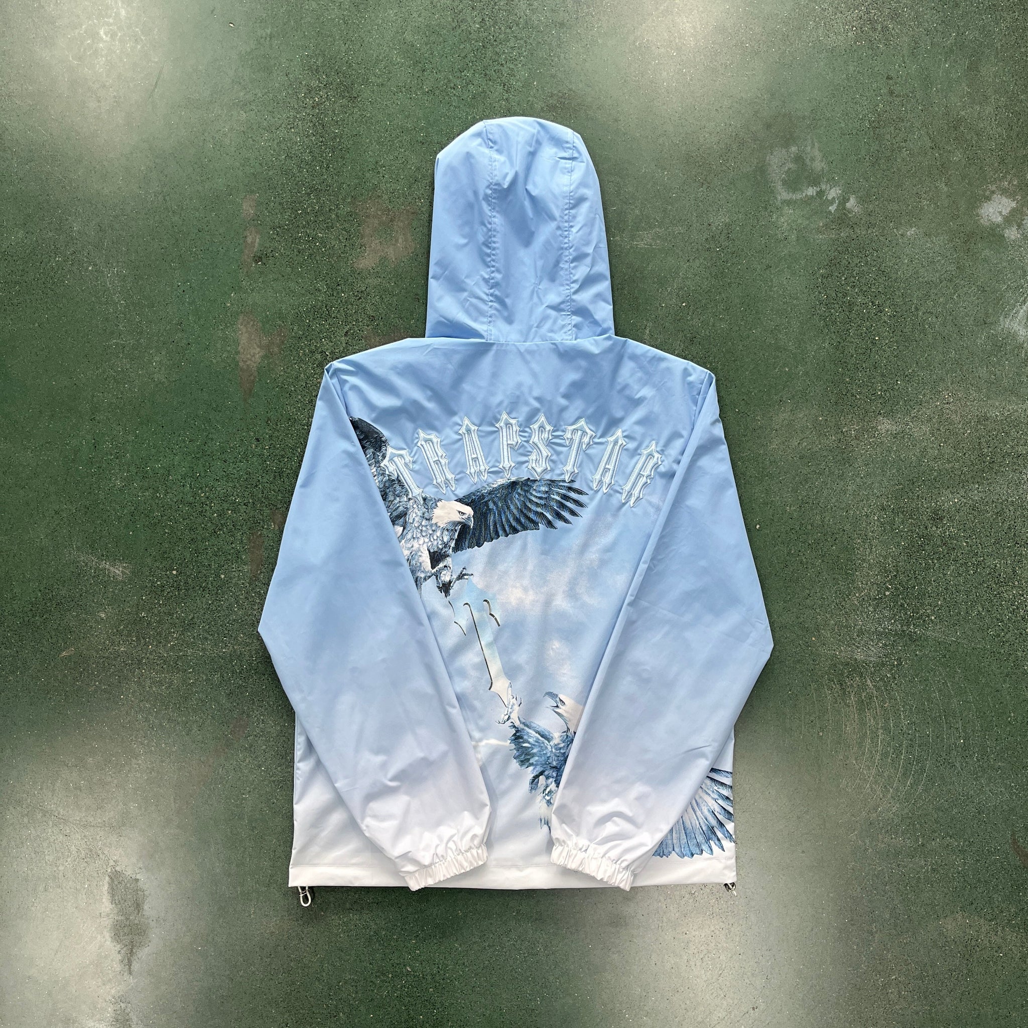 Mens Flying Bird/Eagle Blue Windbreaker "TStar"