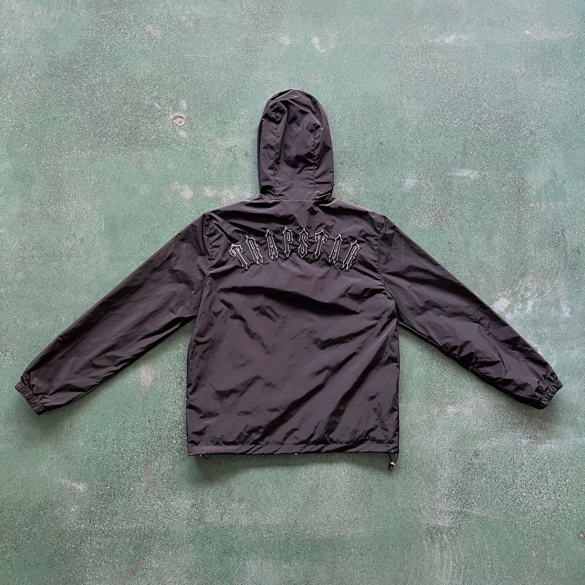 Mens Black Windbreaker "TStar"