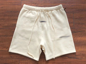 Mens Cream Shorts "FOG"