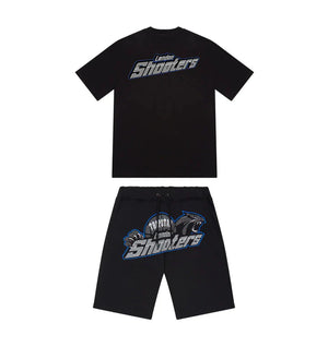 Mens Shooters Black/Blue Shorts set "TStar"