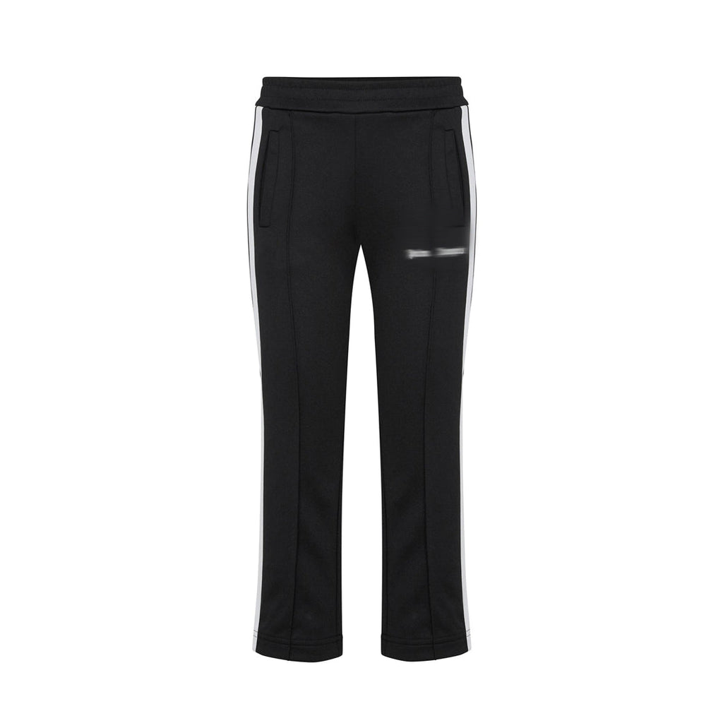 Mens Black Angels Track Bottoms