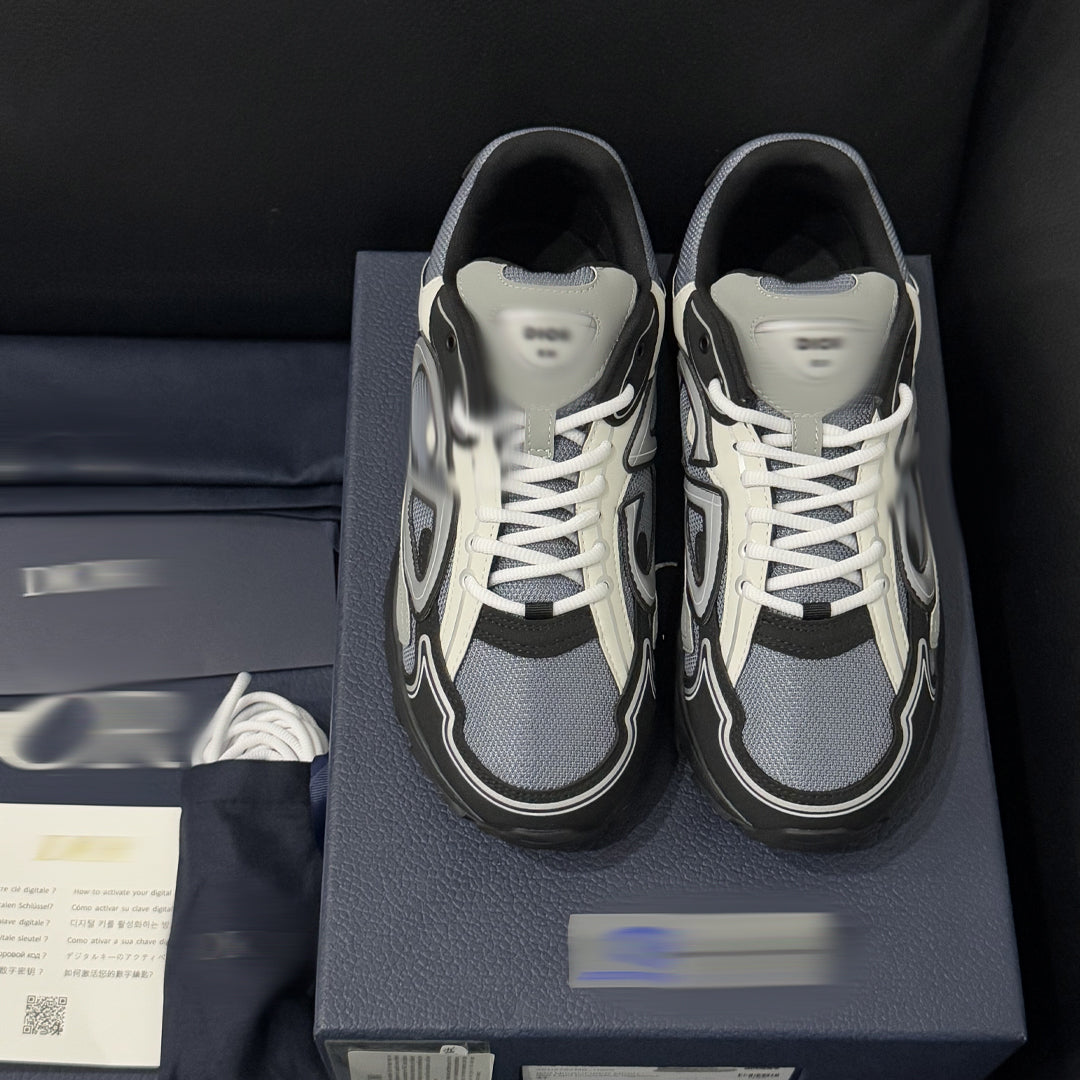 Mens Black/Blue/Grey Shoes “B3"