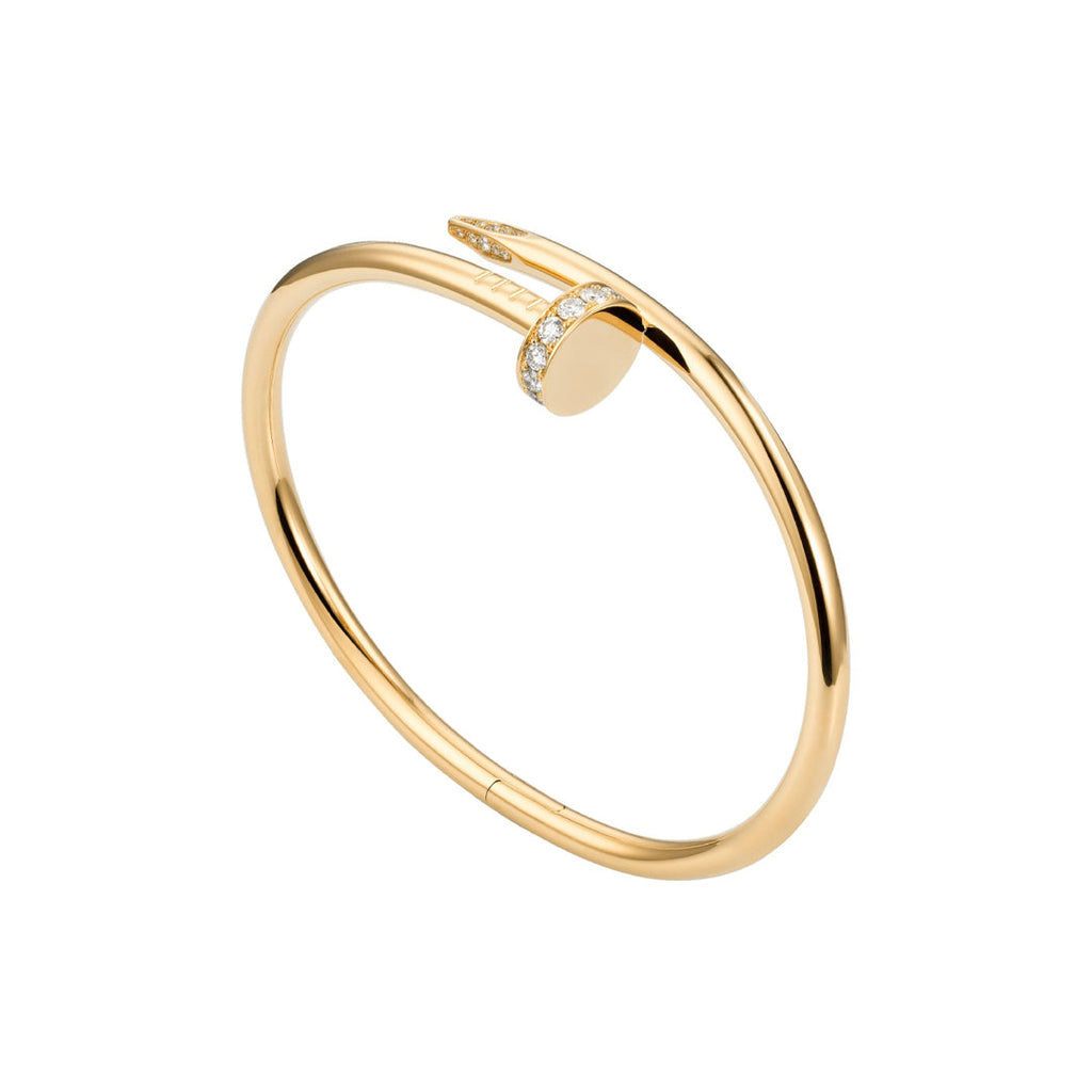 CRTR Gold Diamond Nail Bracelet