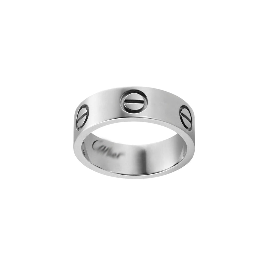 CRTR Silver Love Ring