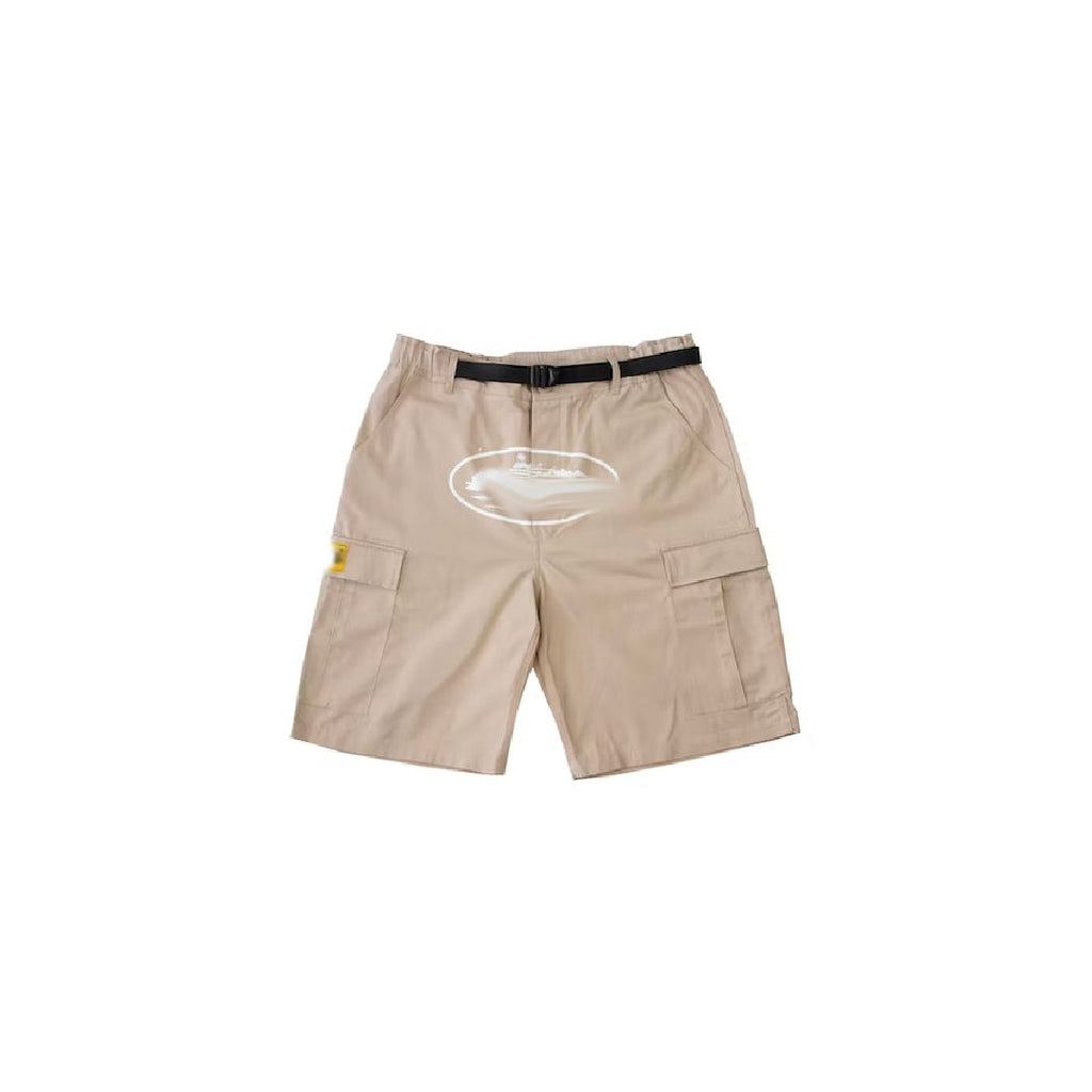 Mens Cargo Beige Shorts "Crt*z"