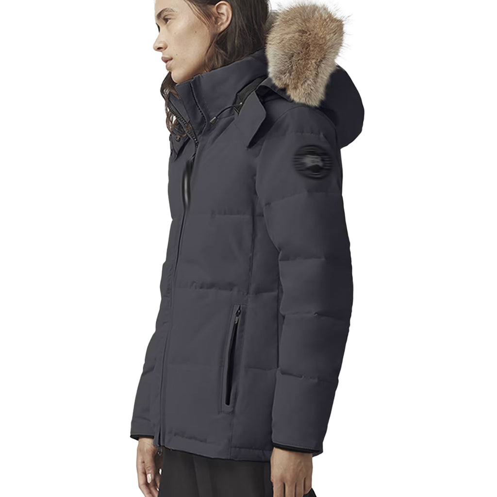 Womens Grey Jacket "Goose Chlsea Black Badge"