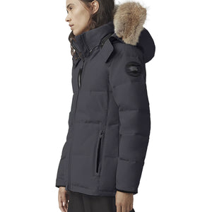 Womens Grey Jacket "Goose Chlsea Black Badge"
