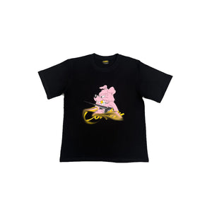 Mens Black/Pink T-shirt “Crt*z”