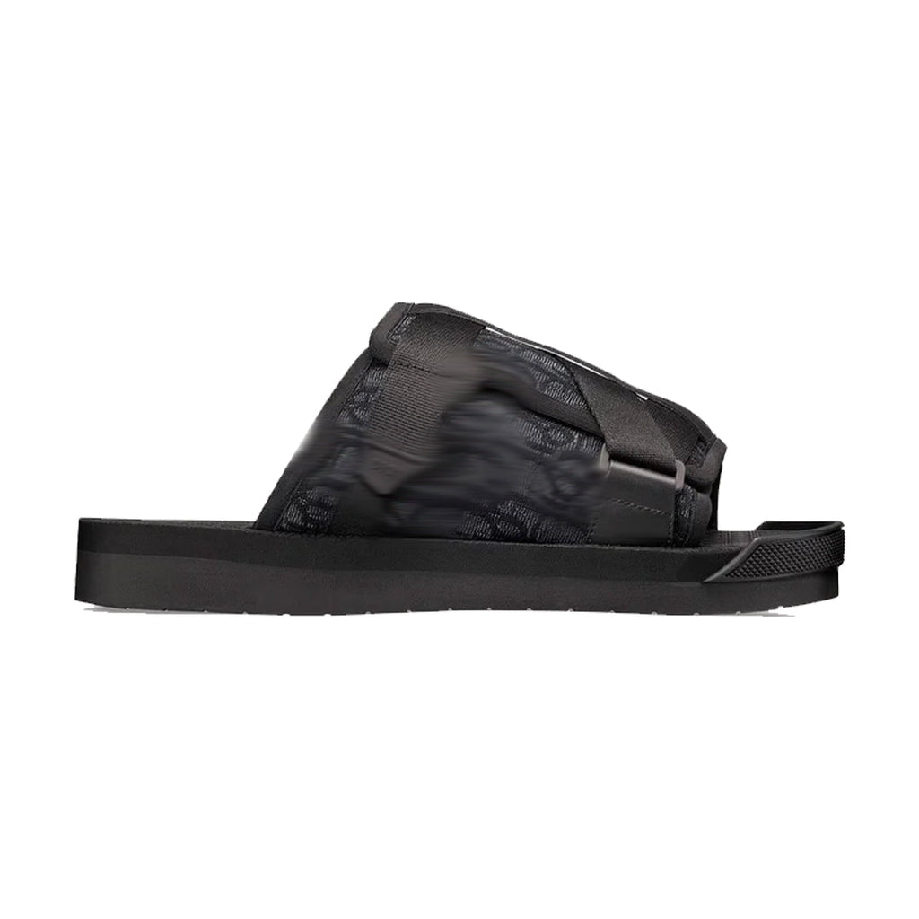 Mens Black Sandals “Alpha"