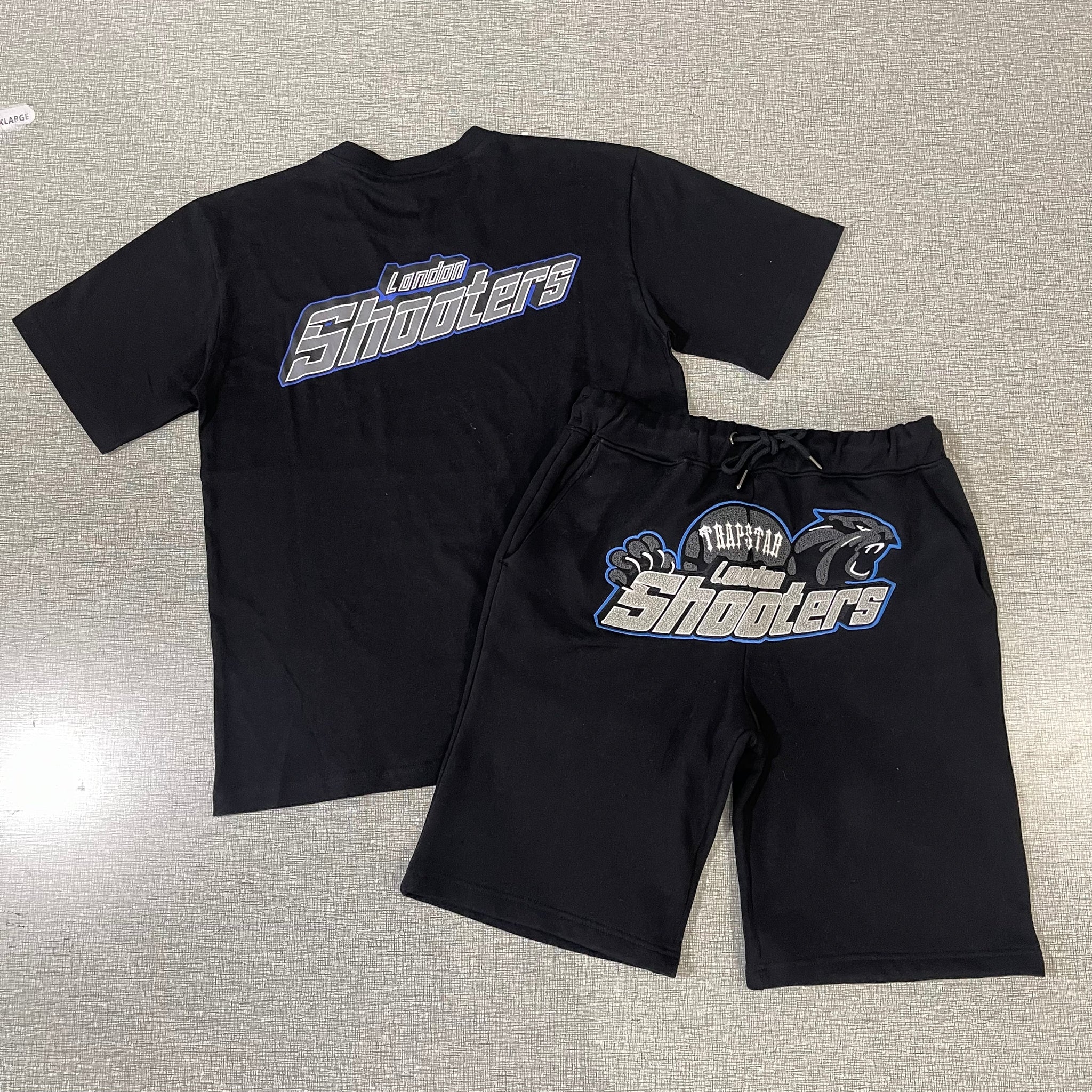 Mens Shooters Black/Blue Shorts set "TStar"