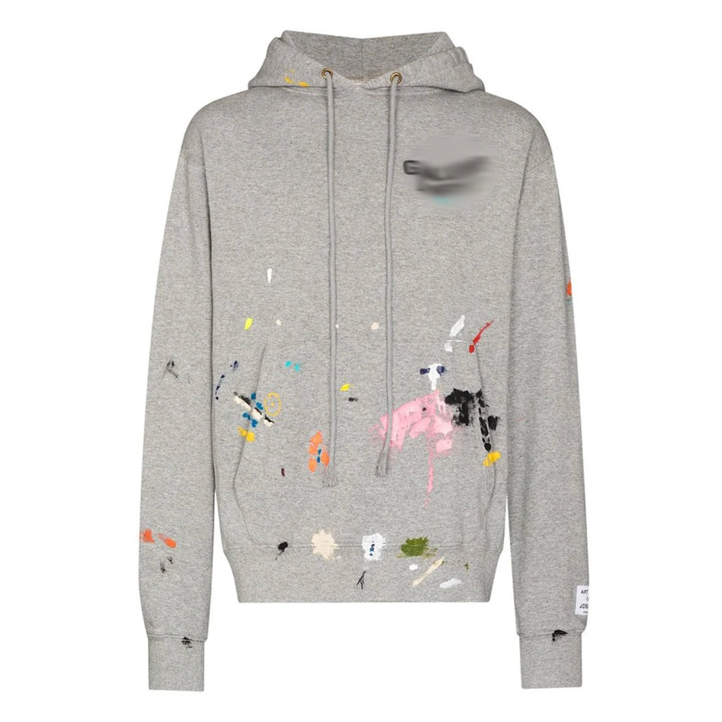 Mens Grey Hoodie "GALLERY"