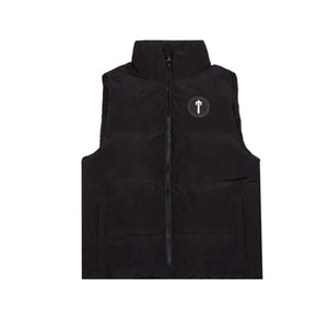 Mens Black Gilet "TStar"