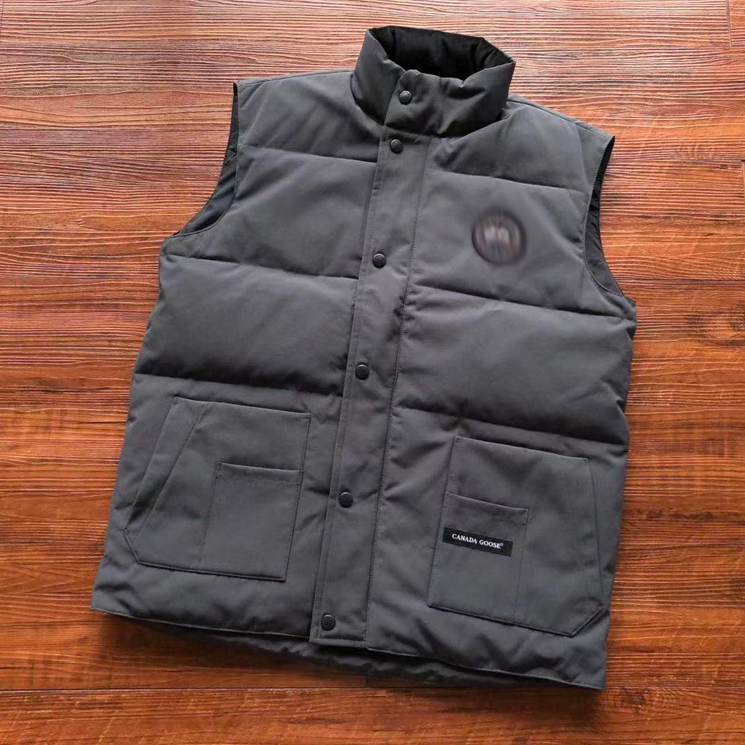 Mens Grey Gilet "Goose"