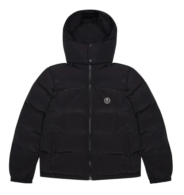 Mens Black Puffer Jacket "TStar"