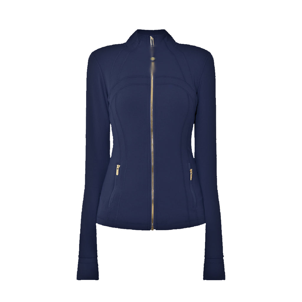 LL Define Jacket - Navy/Gold Zip