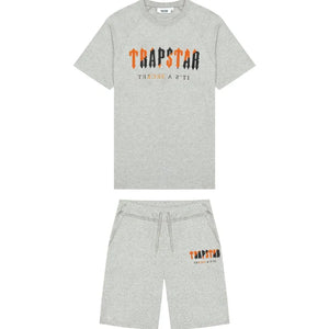 Mens Grey/Orange Shorts set "TStar"