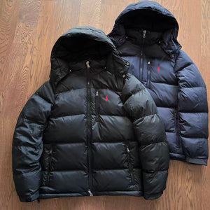 Mens Navy Puffer Jacket "Polo"