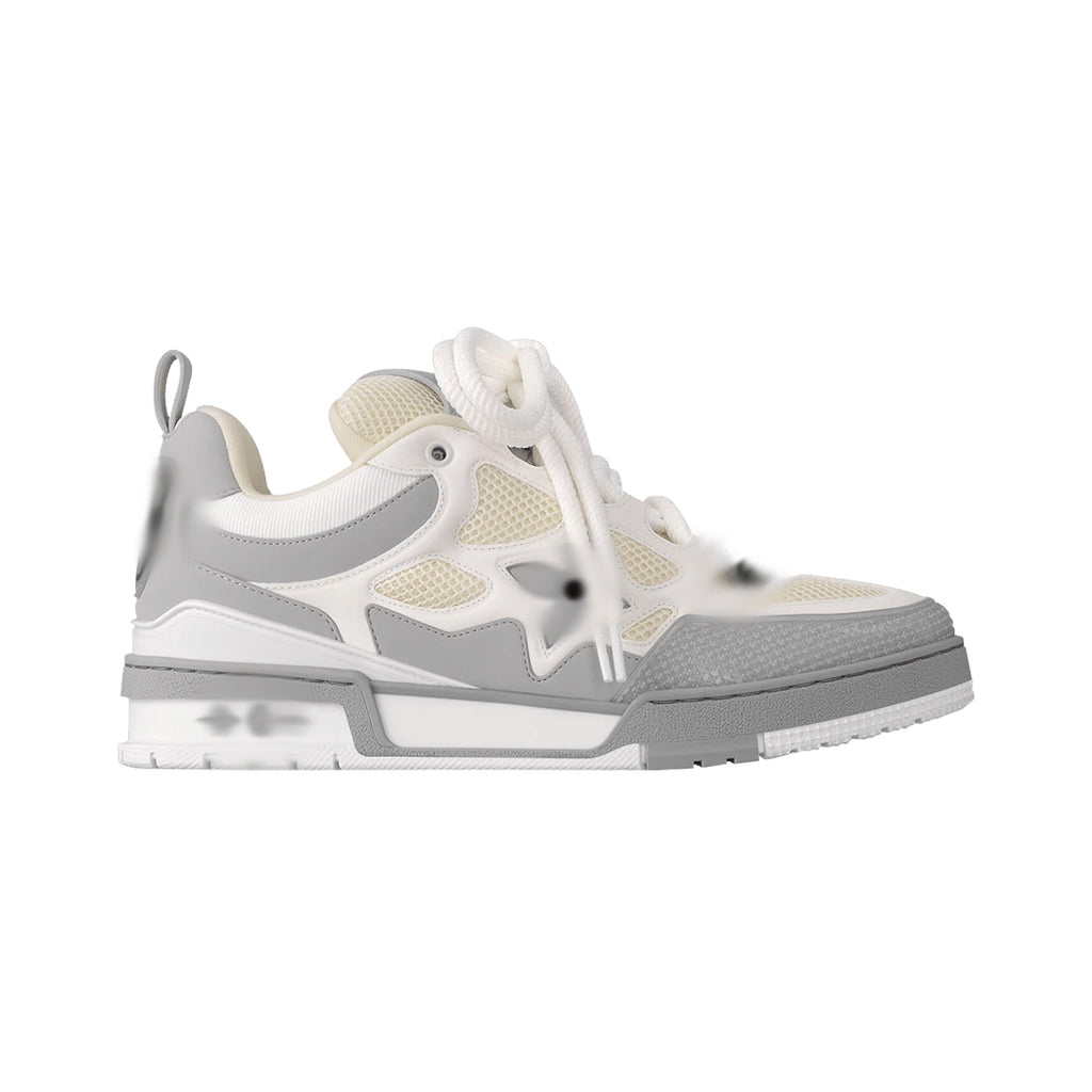 Mens Grey and White Shoes “VL Skate"