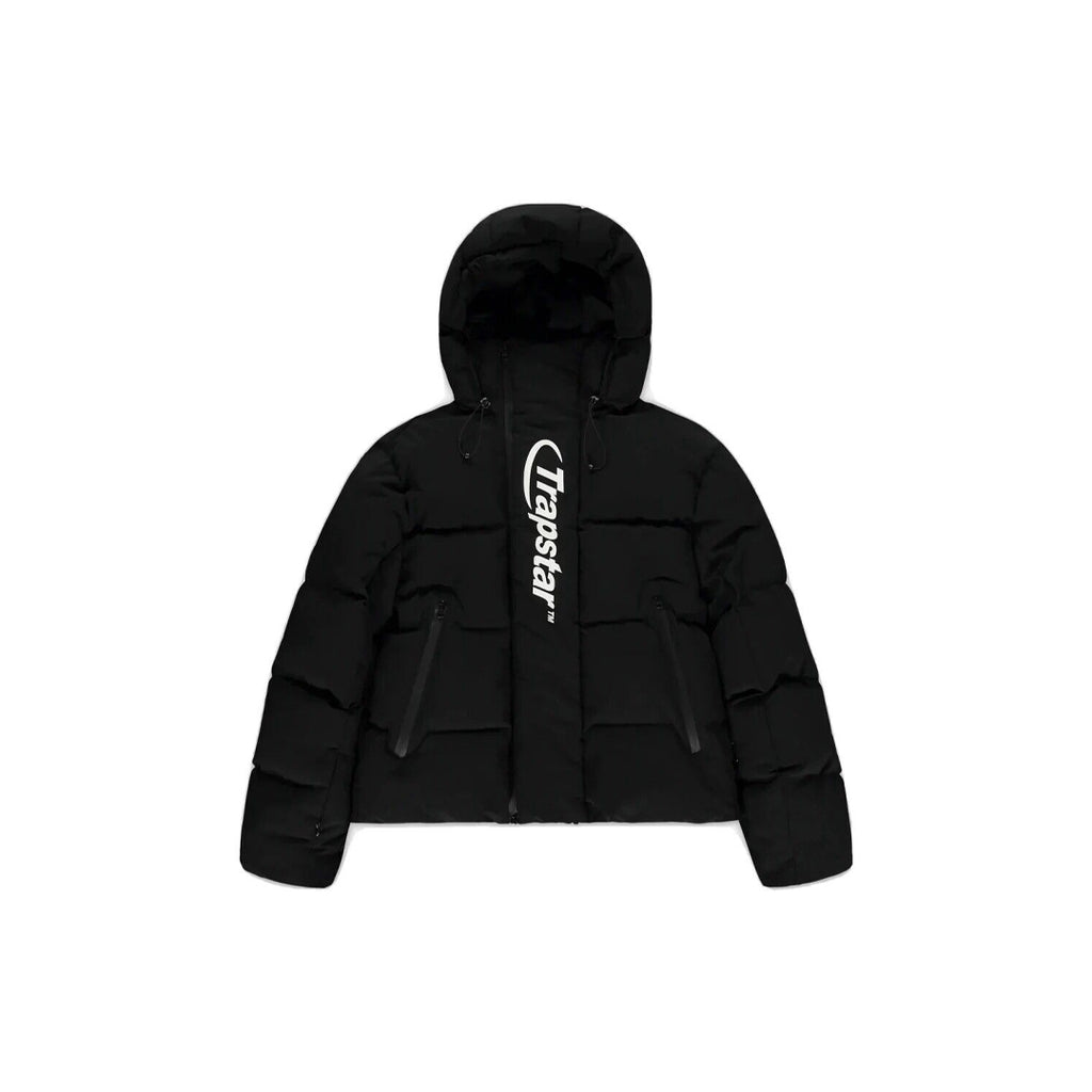 Mens Hooded Black Puffer Jacket "TStar Hyperdrive"