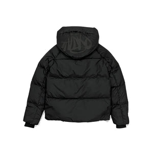 Mens Black Puffer Jacket "Syna Wrld"