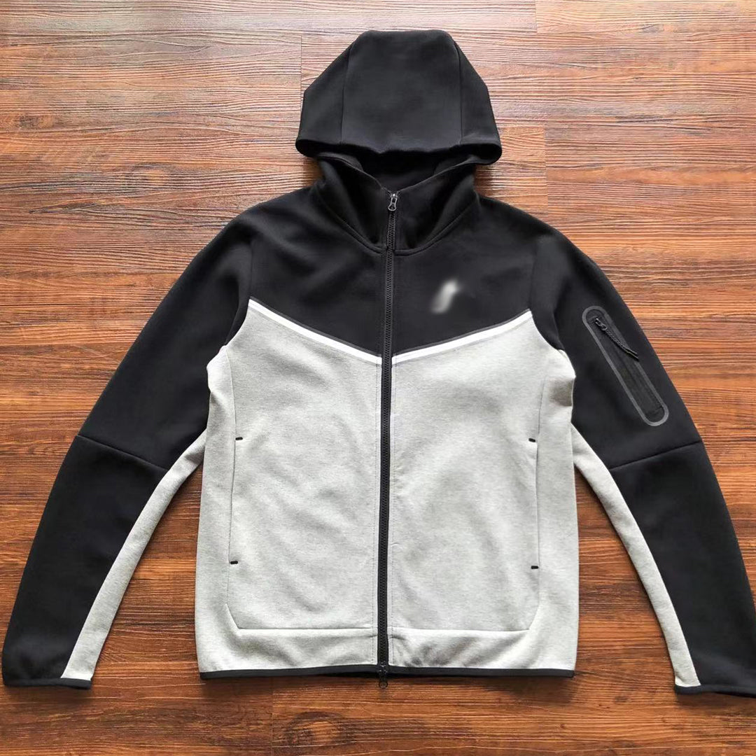 Mens Fleece "Grey/Black/White”