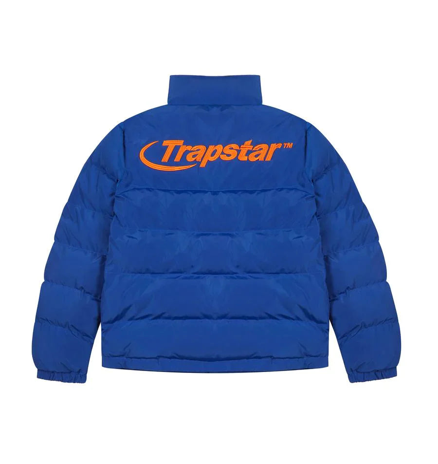 Mens Blue/Orange Puffer Jacket "TStar Hyperdrive"