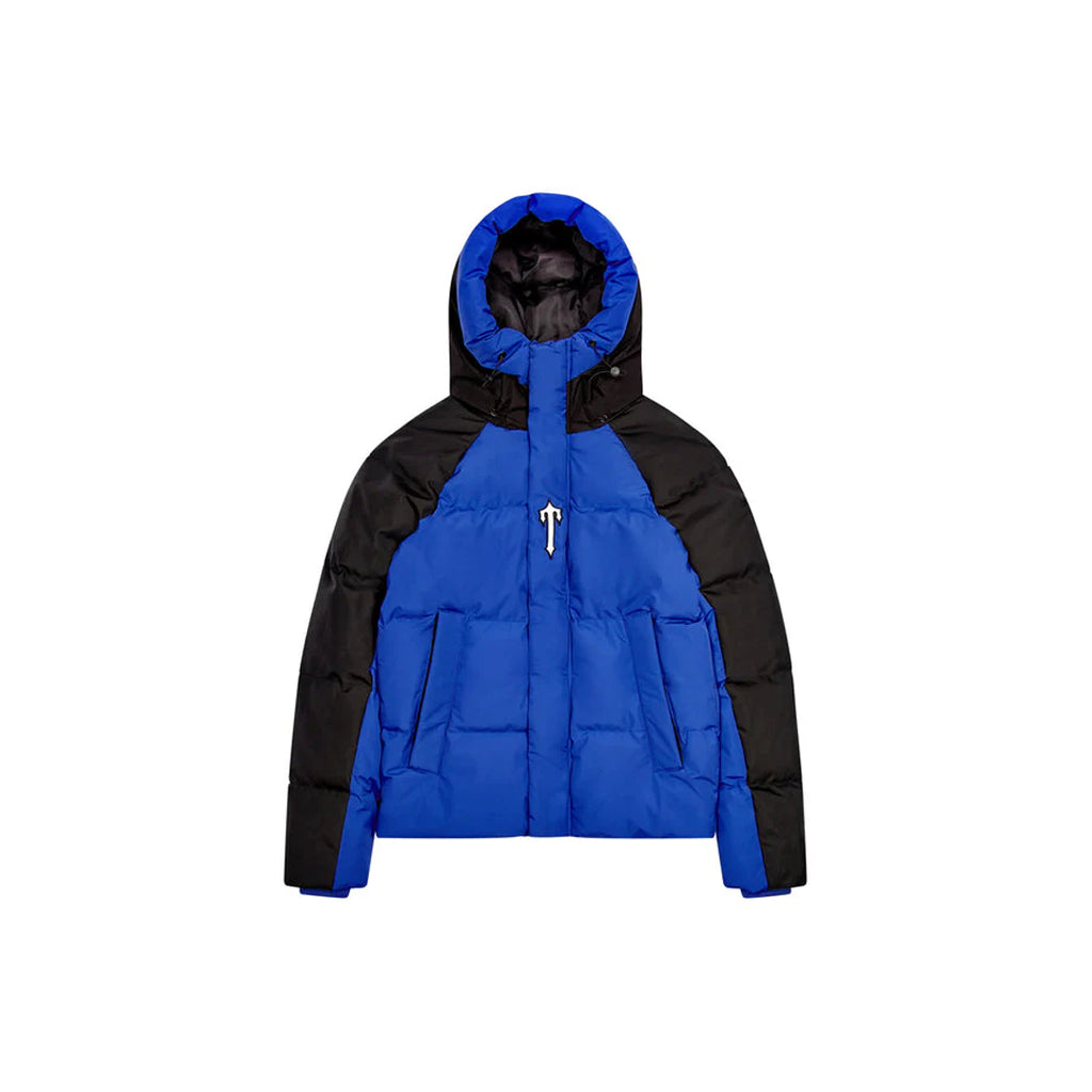 Mens Hooded Blue Puffer Jacket "TStar Arch"