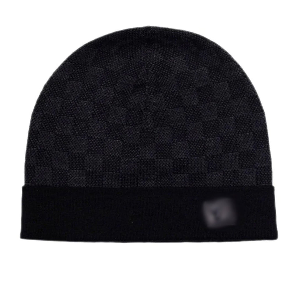 Mens Chequered Beanie "VL"