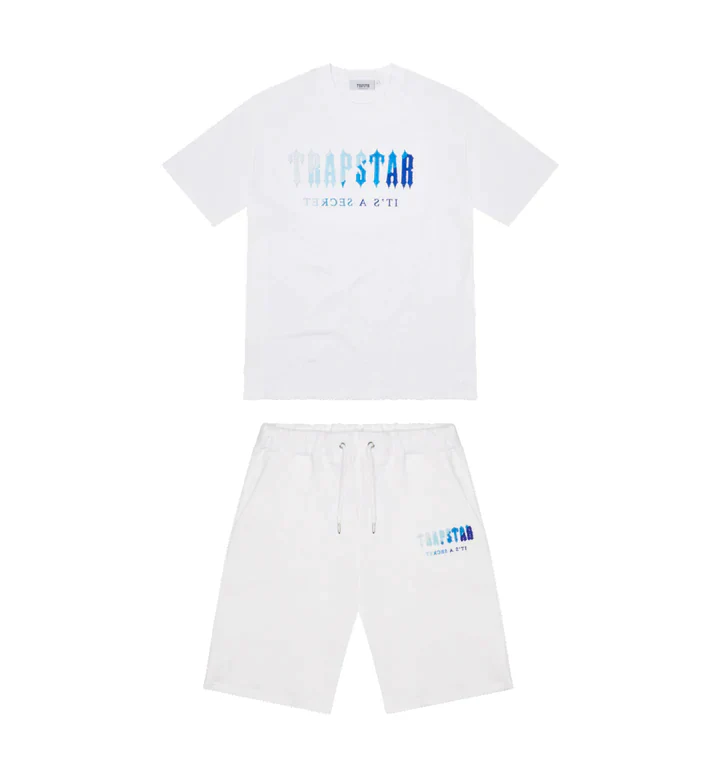 Mens White/Blue Shorts set "TStar"