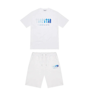 Mens White/Blue Shorts set "TStar"